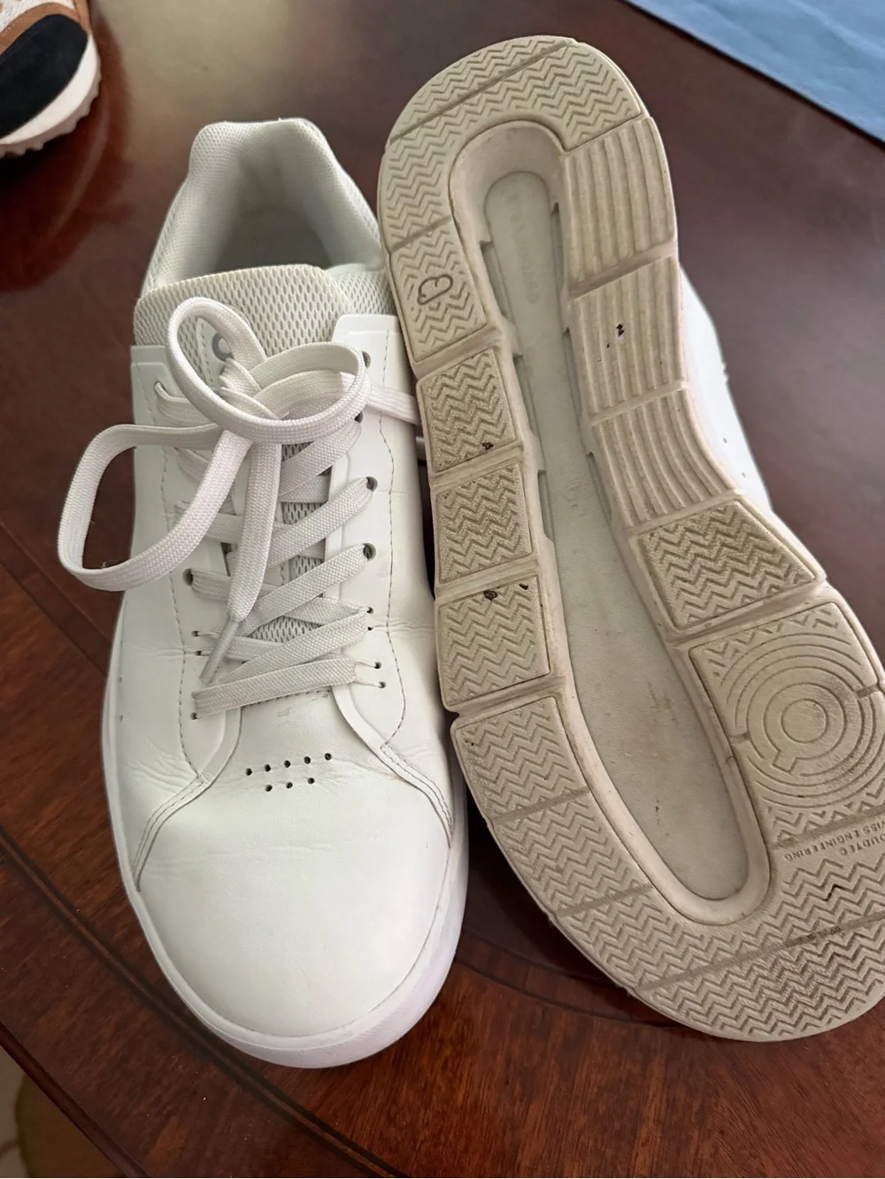 Classic White Women's Lace-Up Sneakers